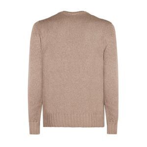 DRUMOHR Men's Crew Neck Knit Sweater Men Beige Sweaters & Cardigans